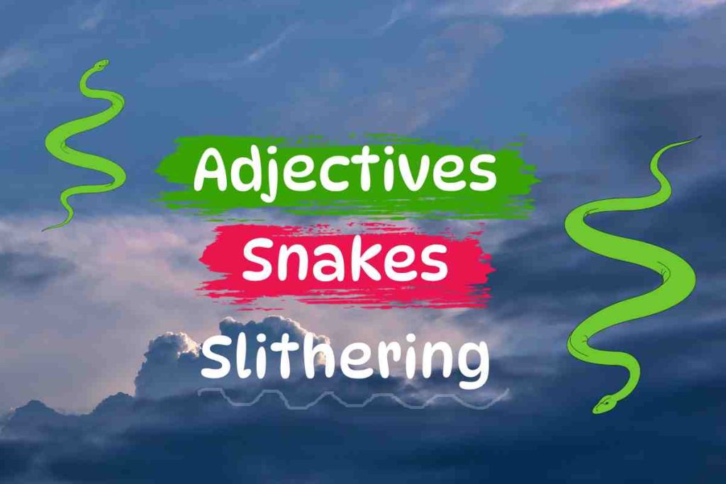 adjective for snakes