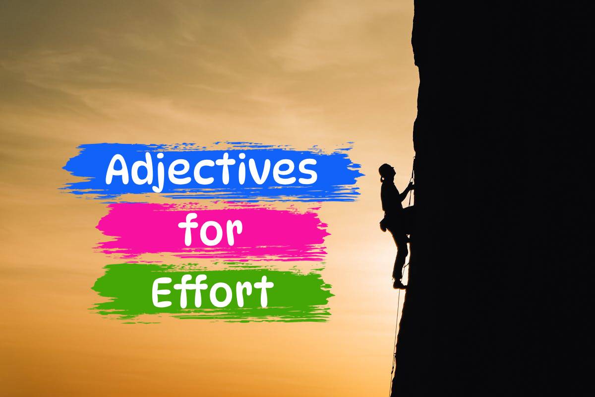 adjectives for effort